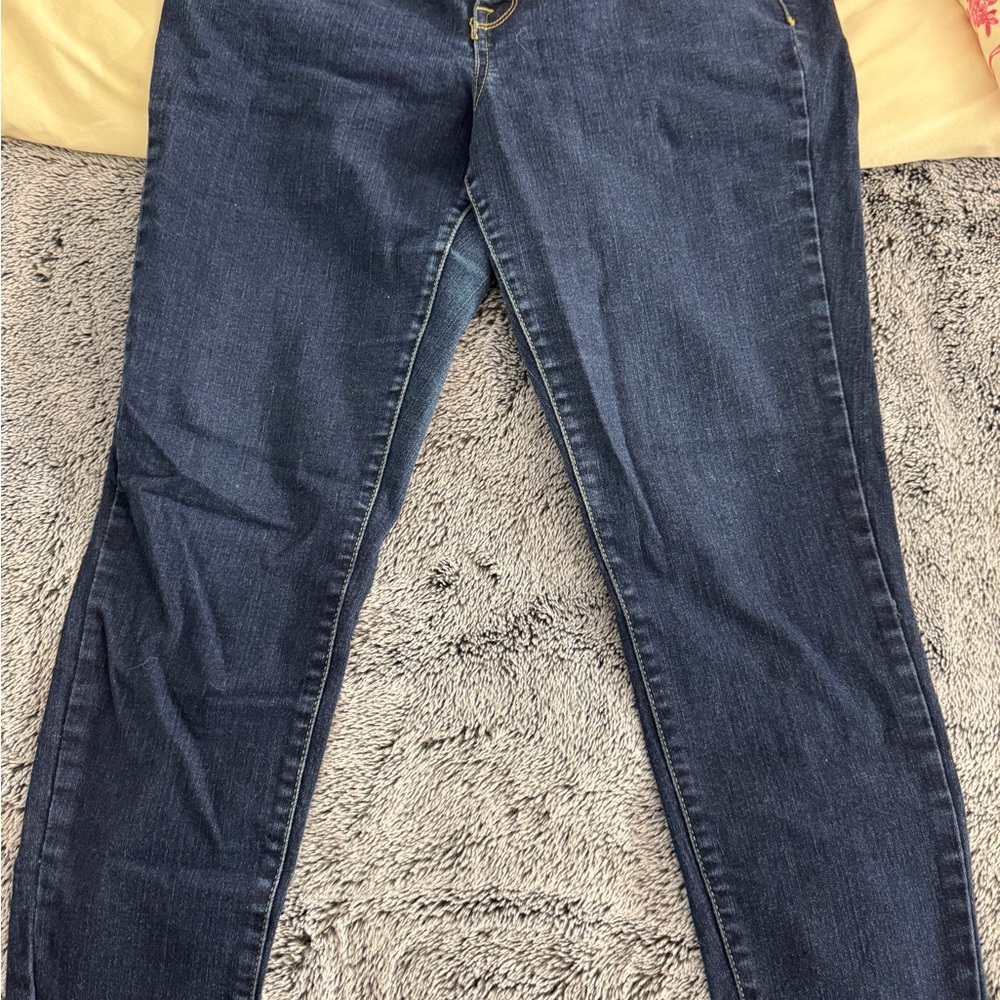 Mossimo Supply Co. Dark Blue Skinny Jeans